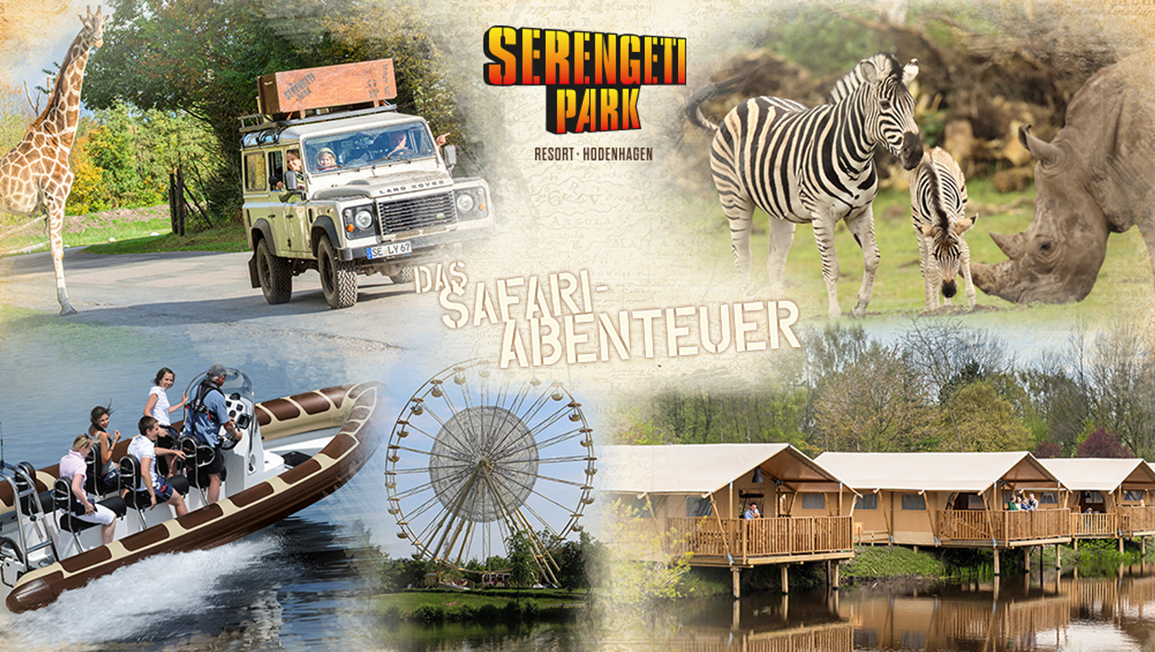 3 Tage Serengeti Park - Eintritt & Übernachtung TOP Angebot
