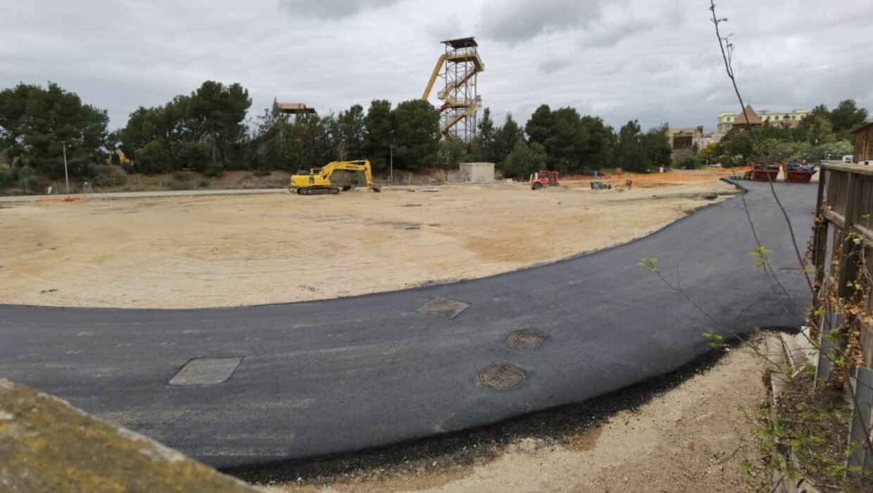 PortAventura neue Achterbahn 2023 Baustelle