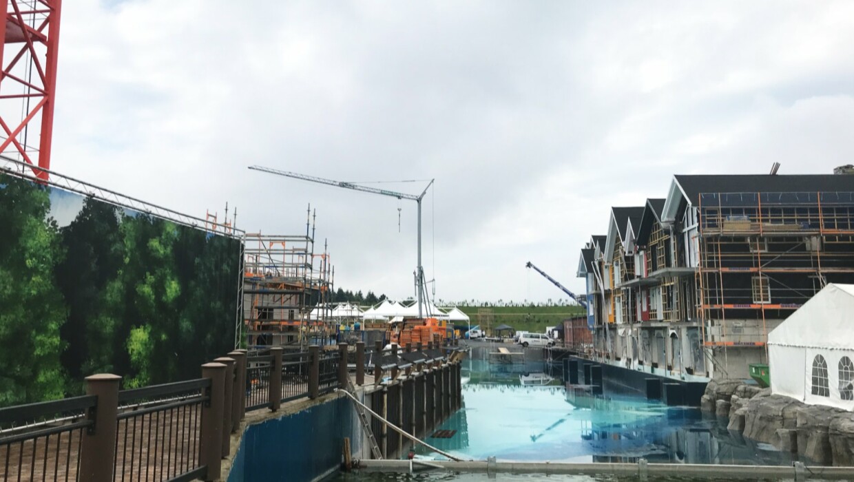 Bauarbeiten Erweiterung Hotel Krønasår Juni 2022 03