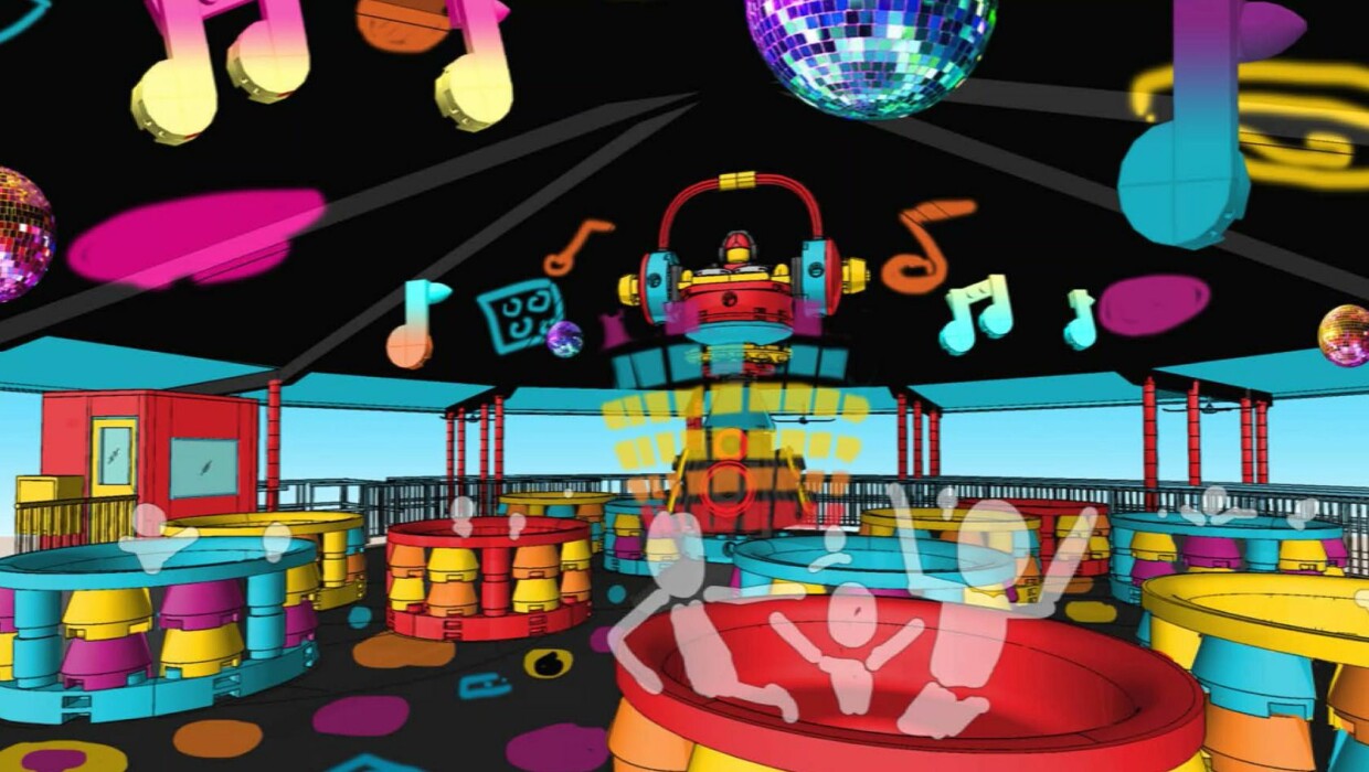 Legoland New York Artwork DJ's Dizzy Disco Spin