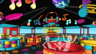 Legoland New York Artwork DJ's Dizzy Disco Spin