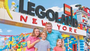 Legoland New York Einblicke Eingang seitlich