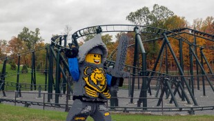 Legoland New York Einblicke The Dragon Coaster Strecke