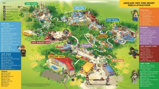 Legoland New York Einblicke Parkplan