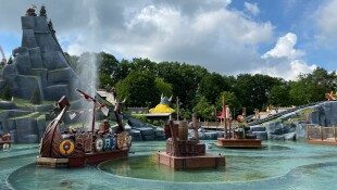 Holiday Park Wickieland neu 2021 Splash Battle frontal (Eröffnung)