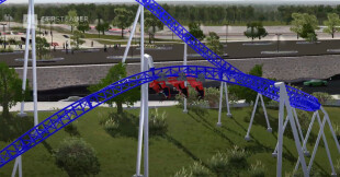 Palindrome Cotaland Gerstlauer Infinity Shuttle Coaster Rendering 02