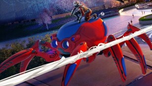 Disneyland Paris Avengers Campus 2022 Artwork Robo Spider