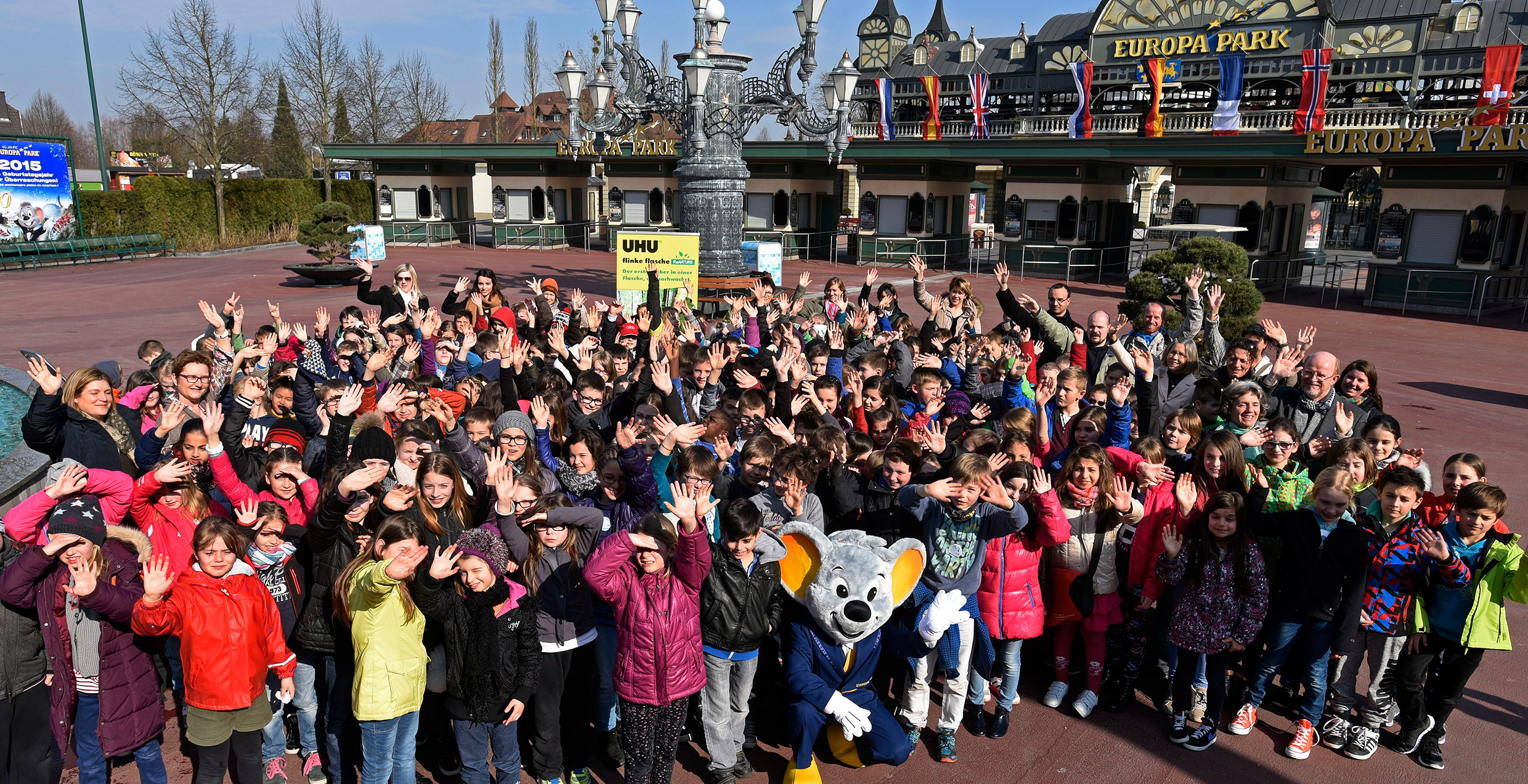 Europa-Park Schülerwettbewerb 2015 Gruppenfoto