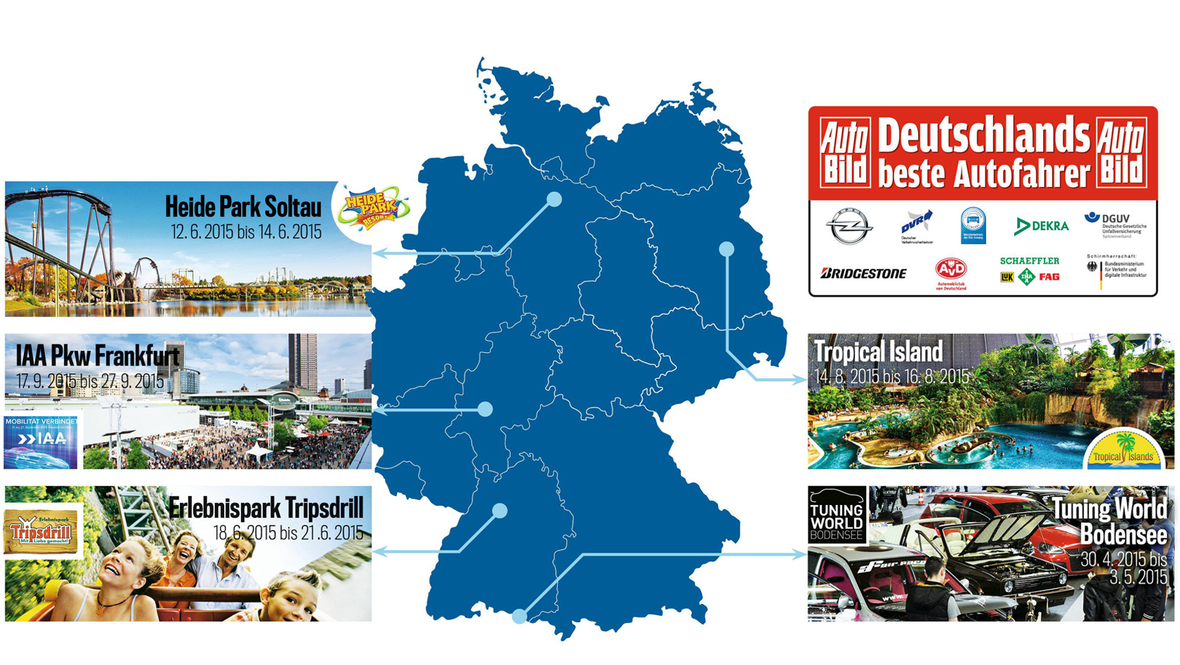 Auto Bild Deutschlands beste Autofahrer Events 2015