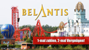 Belantis Gutschein 2-für-1 April 2015