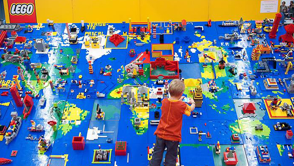 LEGO Weltkarte im LEGOLAND Oberhausen