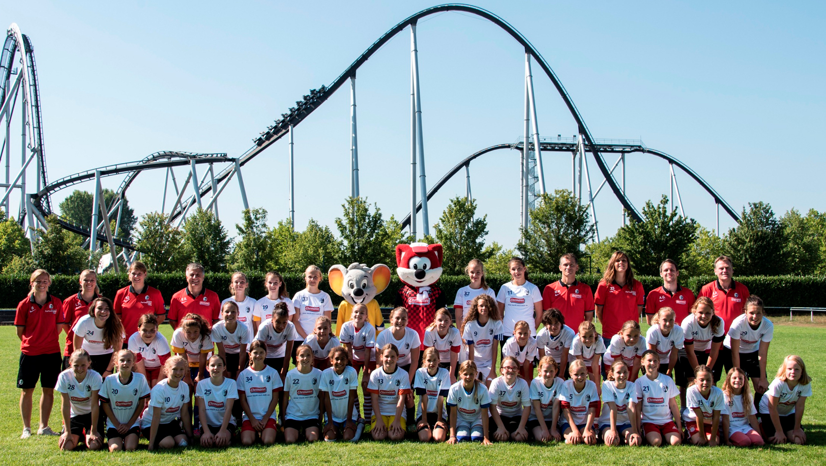 Ehrmann Mädchen-Fußball-Camp 2015 im Europa-Park