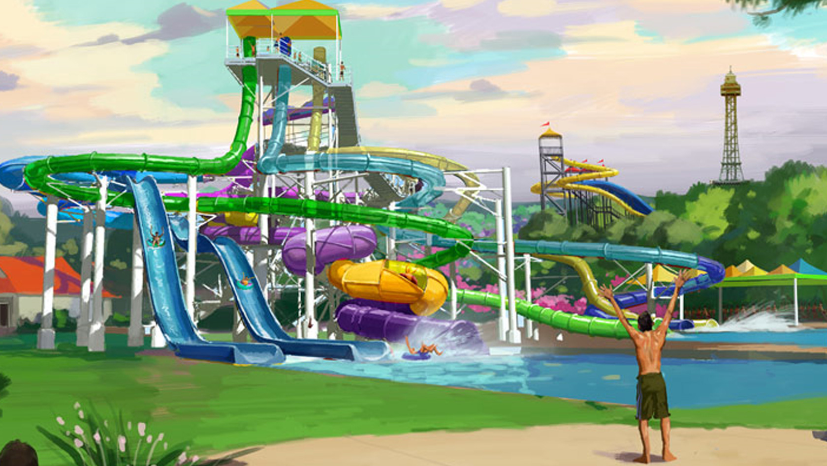 Kings Island - Tropical Plunge Concept