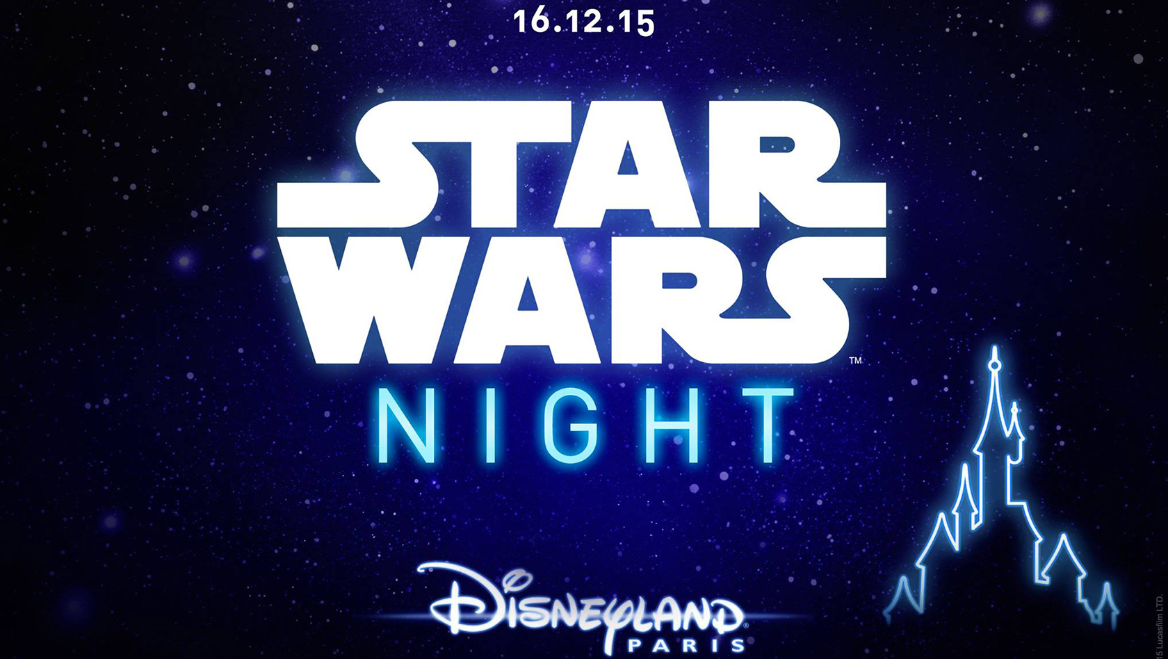 Star Wars Night im Disneyland Paris 2015