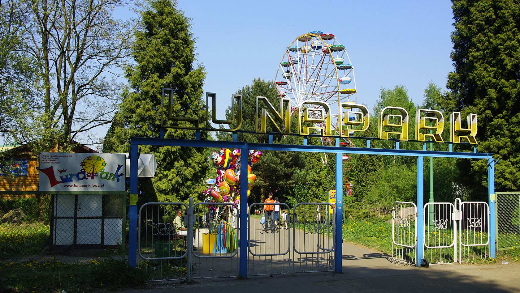 Lunapark Łódź in Polen, Eingang
