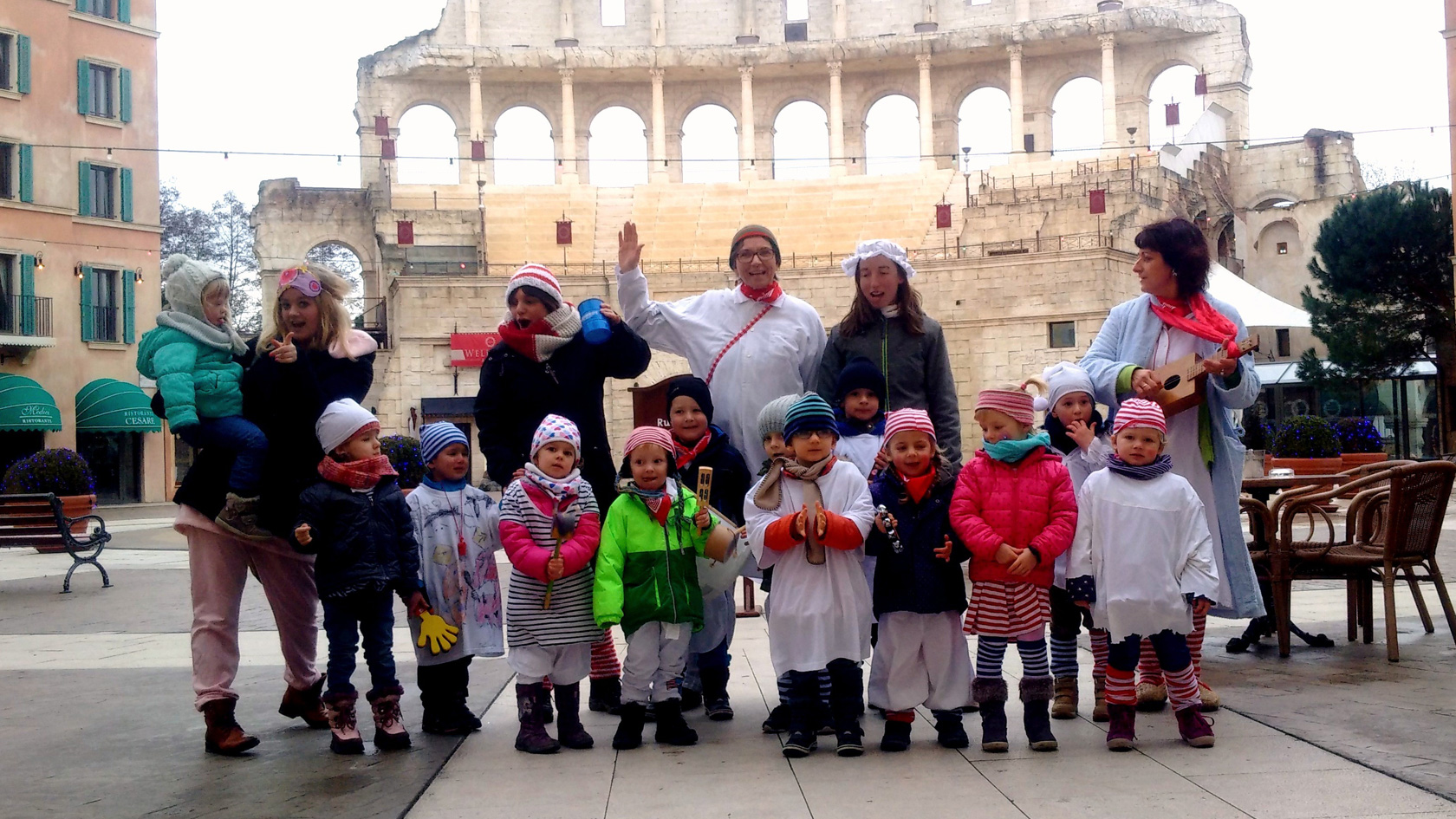 Kindergarten Rust besucht Europa-Park Hotel Colosseo 2016