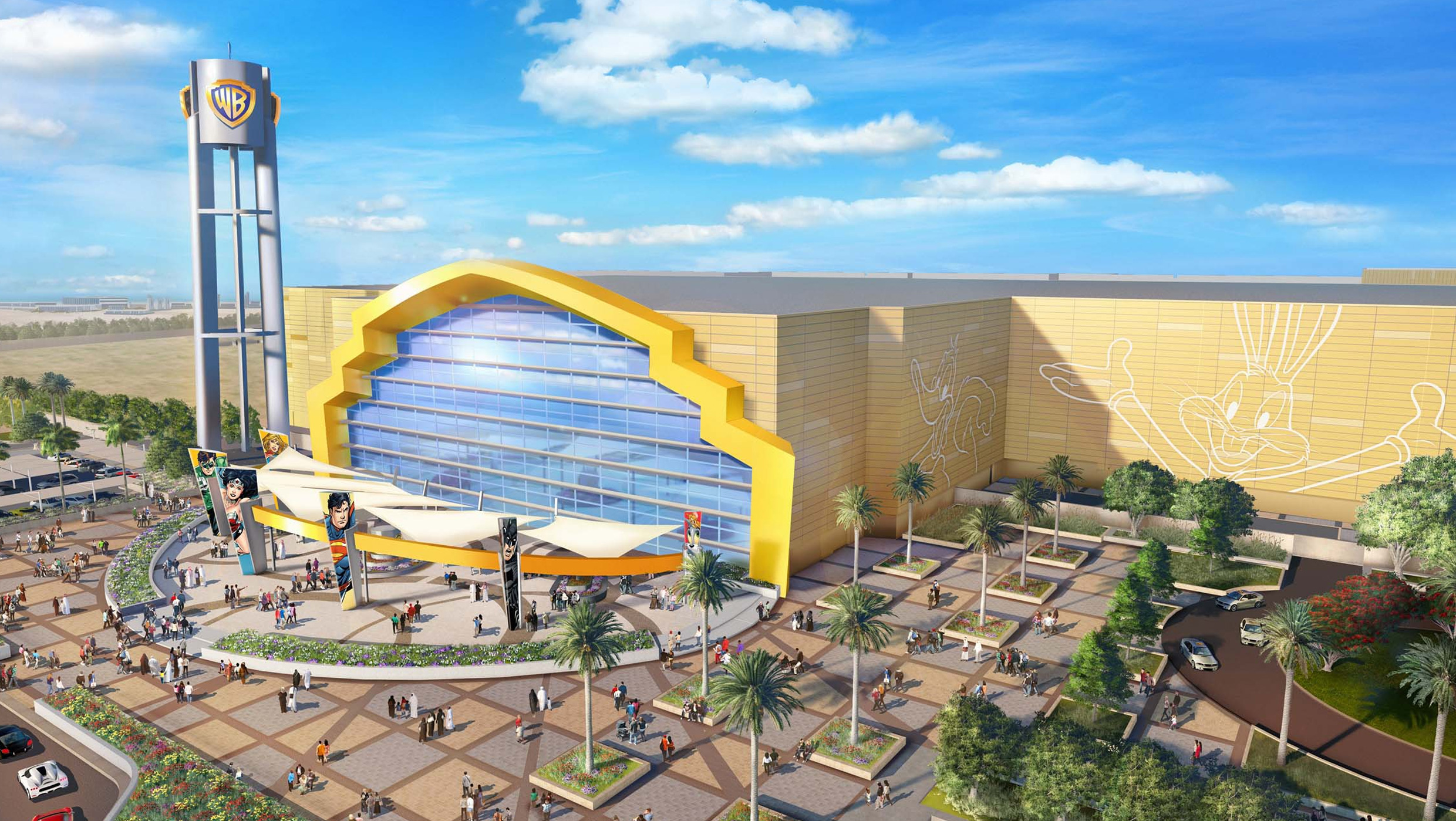 Warner Bros. Freizeitpark Abu Dhabi - Ankündigung
