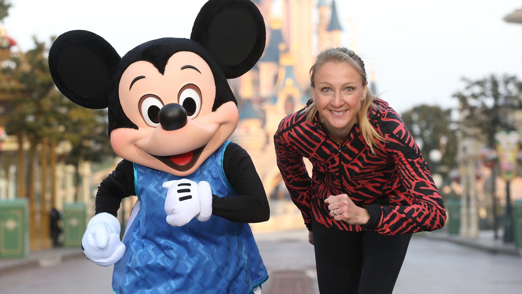 Paula Radcliffe - Disneyland Paris Halbmarathon 2016