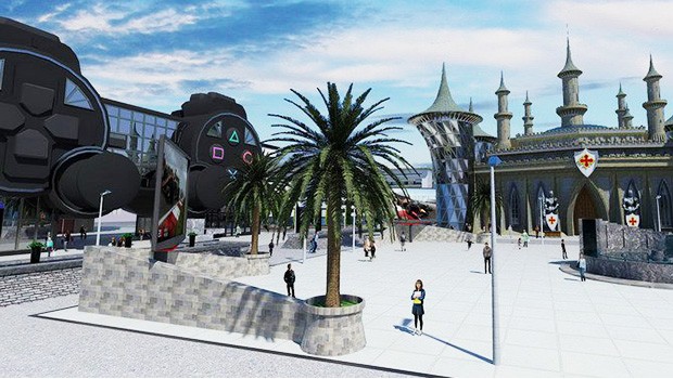 Parc du Jeu Video - Artwork zum Videospiele-Freizeitpark in Frankreich