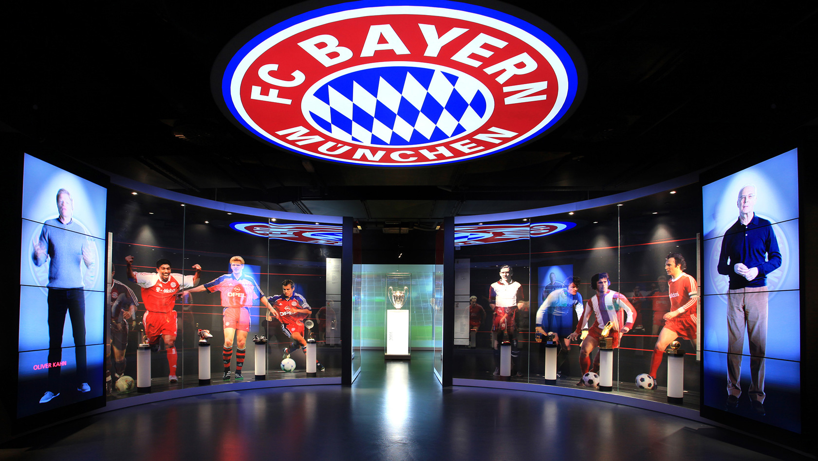 Hall of Fame in der FC Bayern Erlebniswelt