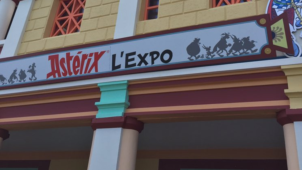 Parc Astérix Ausstellung Eingang