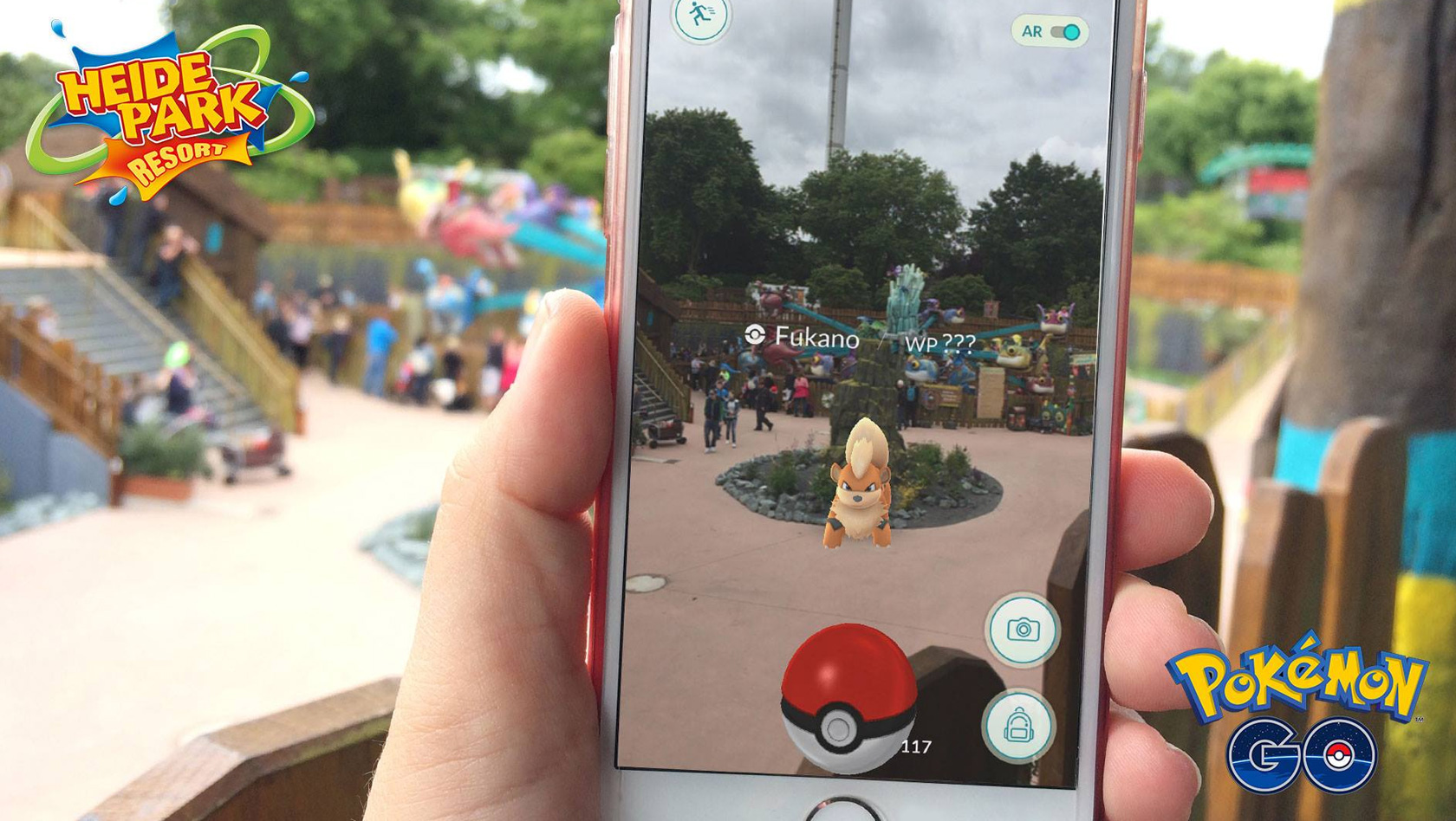 Pokémon Go im Heide Park