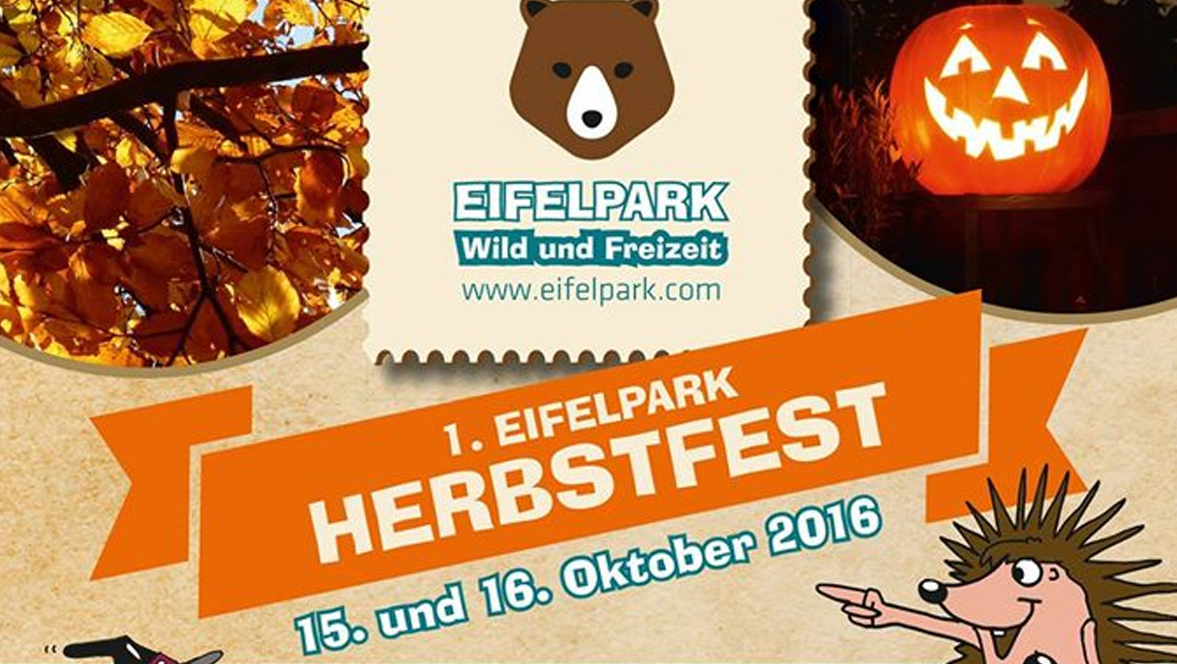 Eifelpark Gondorf Herbstfest 2016 - Ankündigung