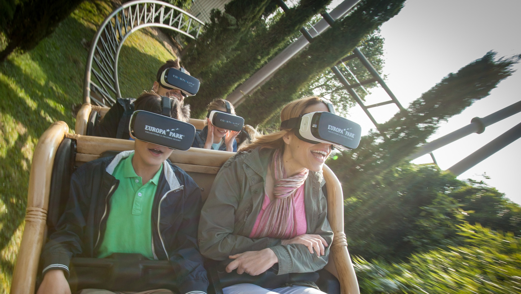 Pegasus im Europa-Park mit VR-Brille