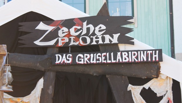 Zeche Plohn - Grusellabyrinth - Eingang