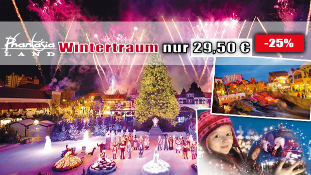 Phantasialand Wintertraum Tickets günstig 2016