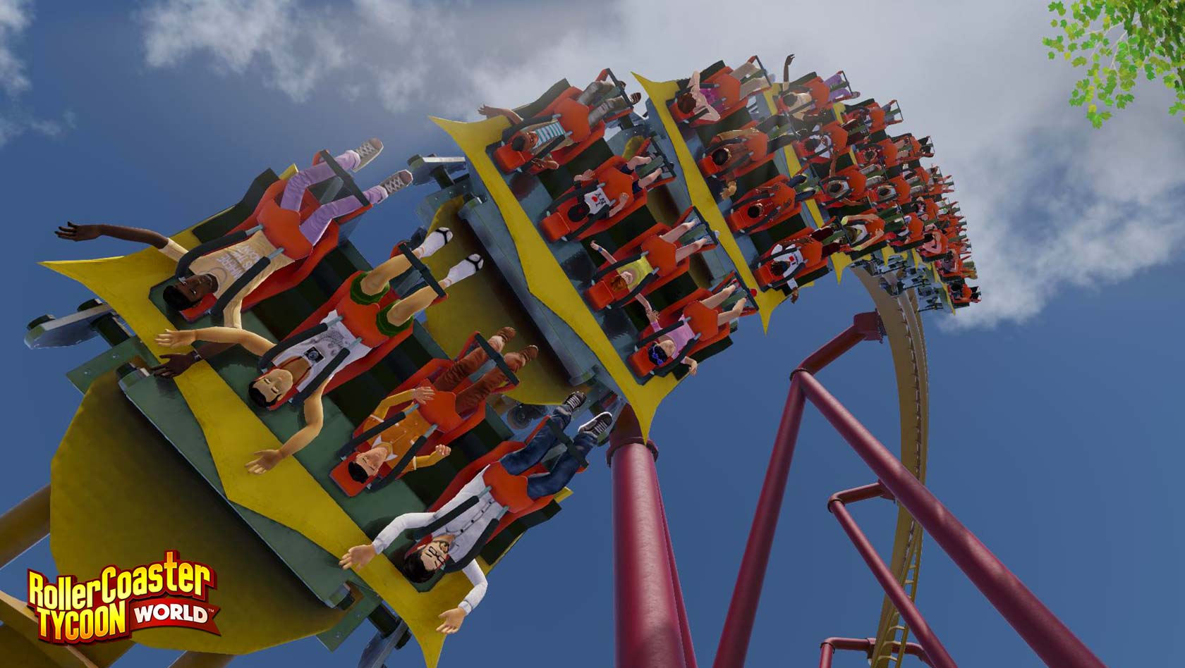 RollerCoaster Tycoon World - Flying Coaster