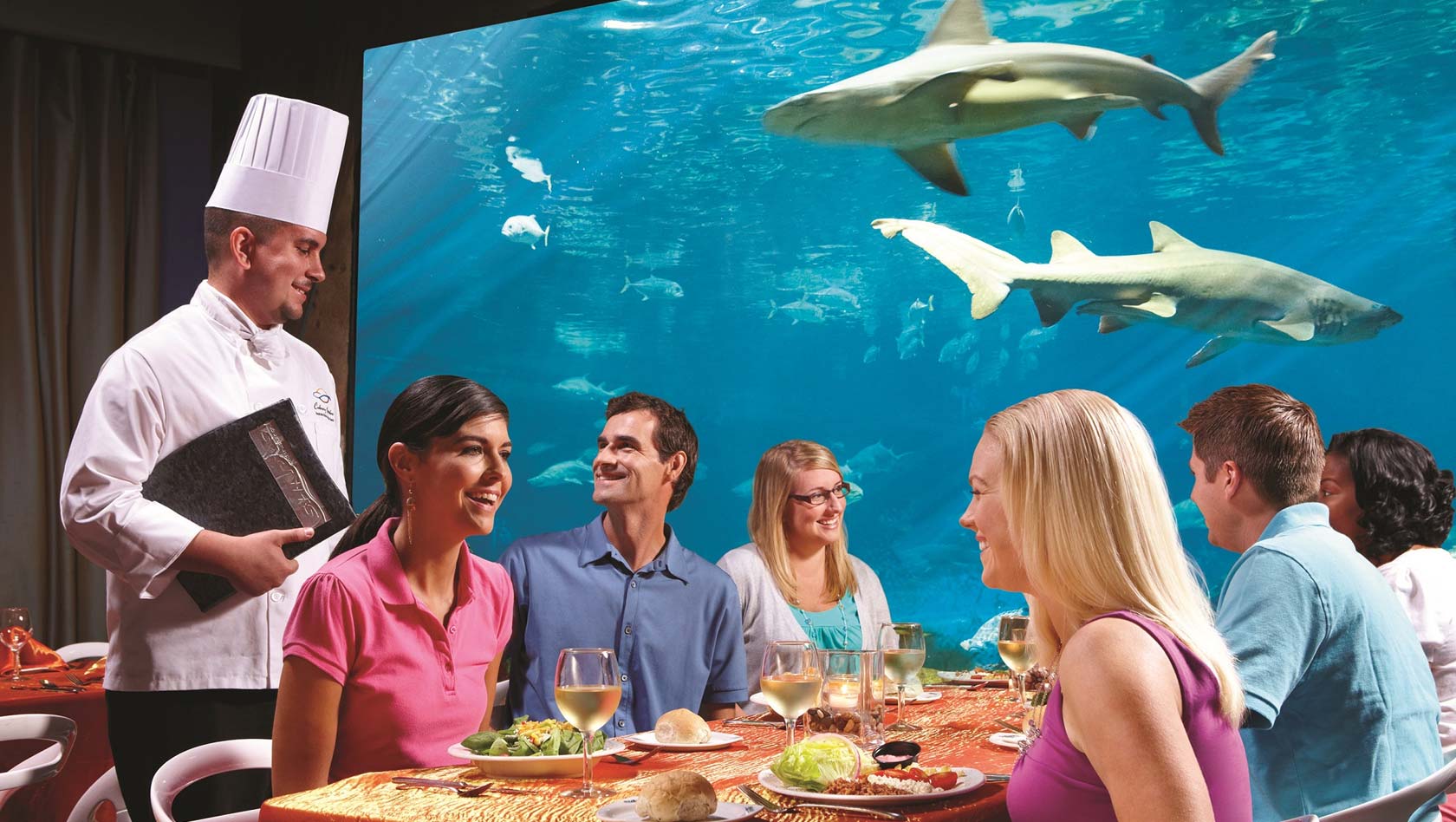 SeaWorld Orlando Unterwasser-Restaurant