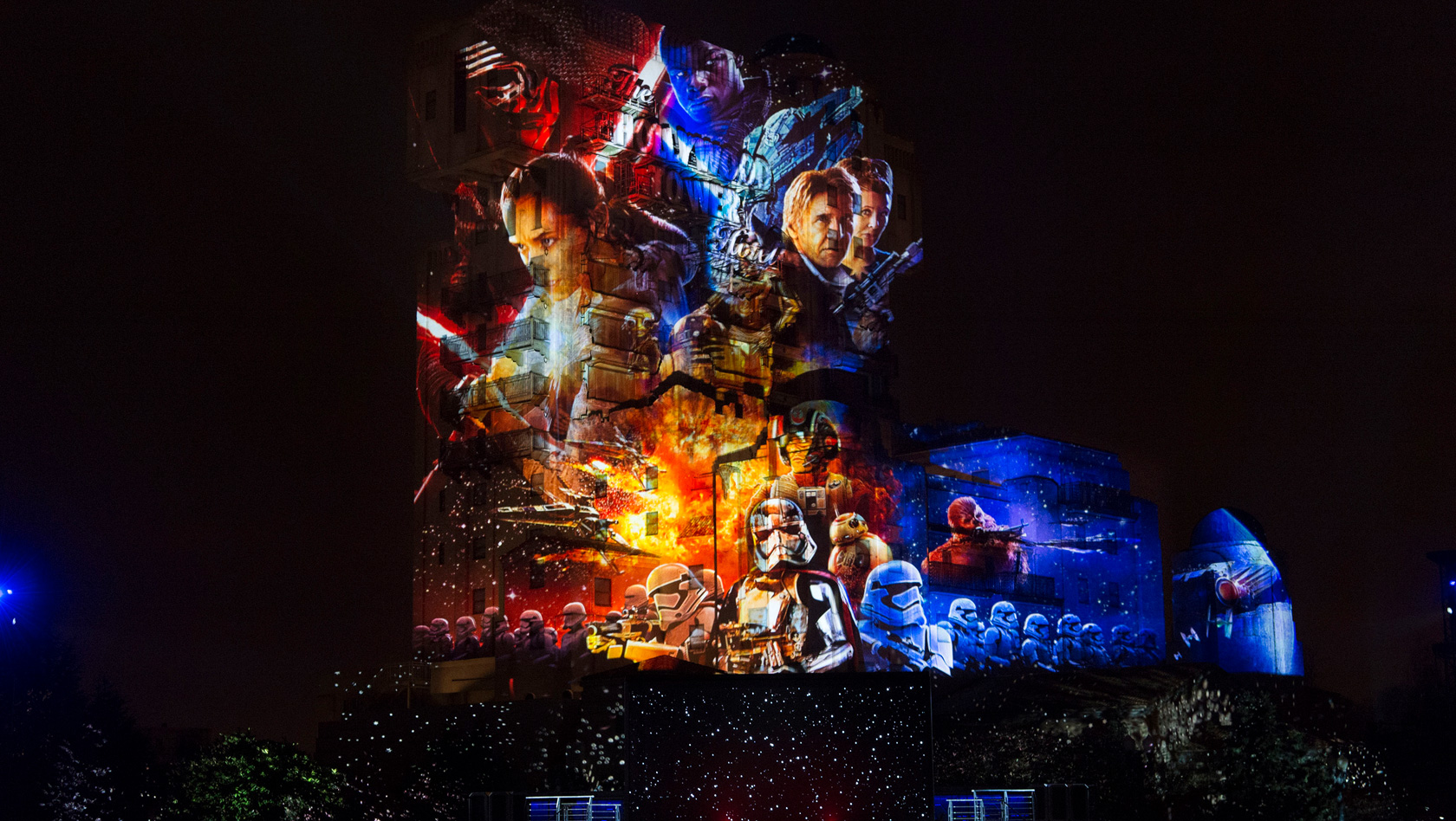 Disneyland Paris - Zeit der Macht Projektionsshow 2017