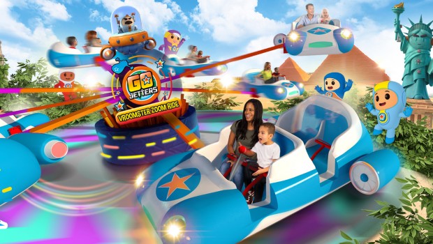 Go Jetters Vroomster Zoom Ride in Alton Towers 2017 - Artwork