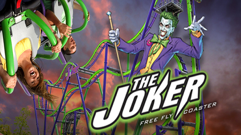 The Joker Achterbahn Six Flags Great America