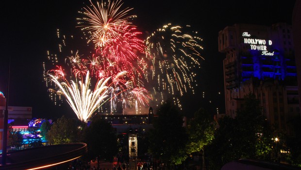 Disneyland paris Feuerwerk Tower of Terror