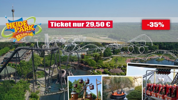 Heide Park Tickets günstig Angebot