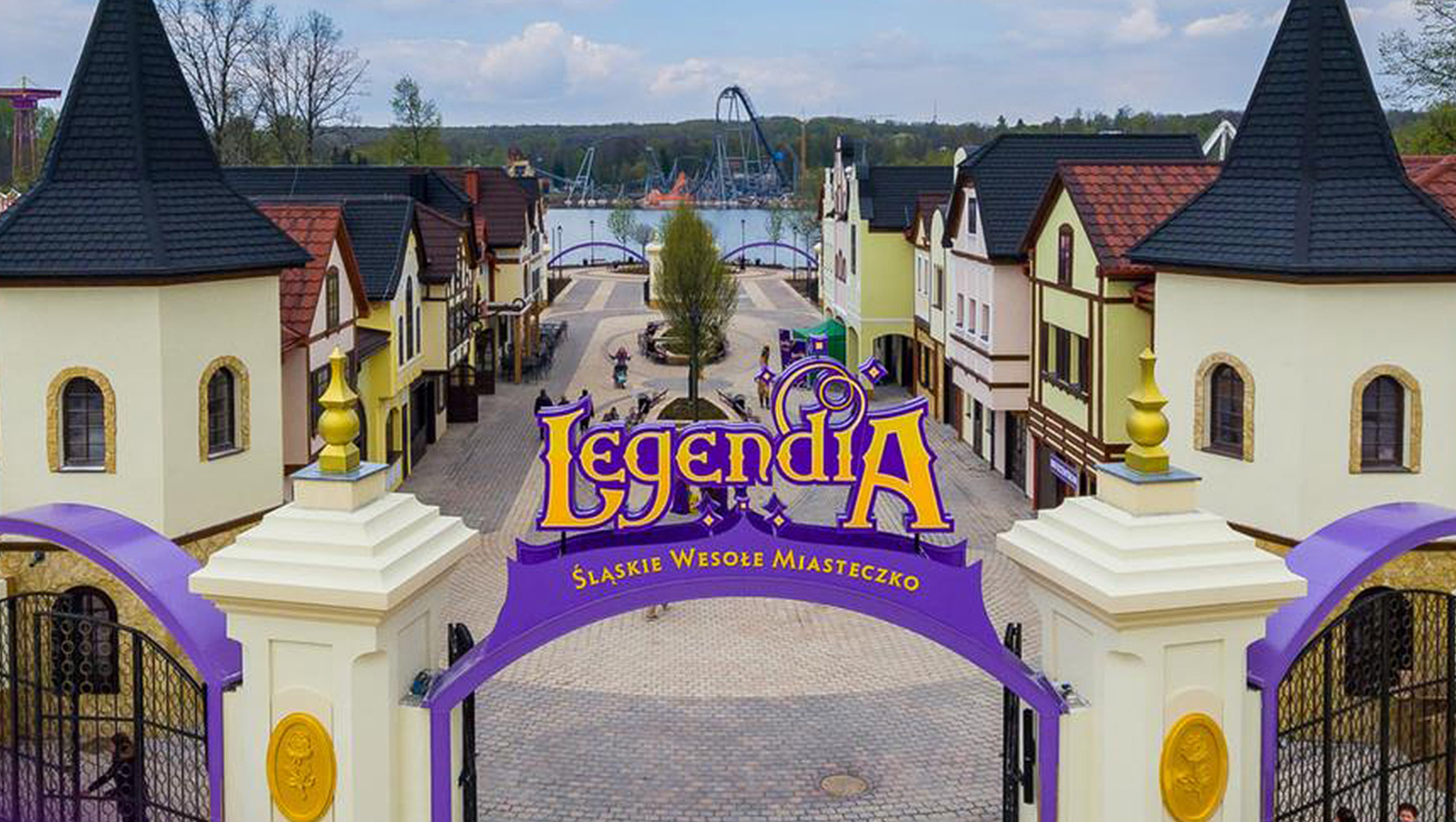 Legendia Freizeitpark Polen Eingang