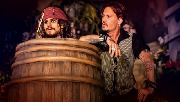 Disneyland Paris Fluch der Karibik-Themenfahrt Johnny Depp