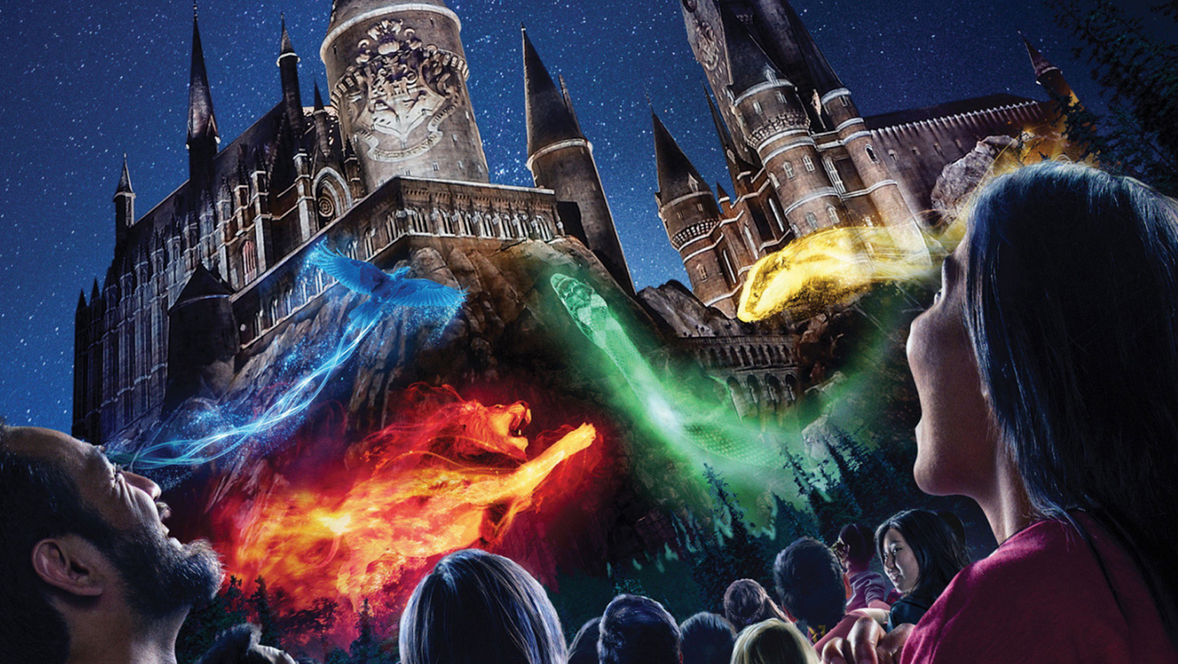 Hogwarts Universal Studios HOllywood Show Nacht 2017 Artwork