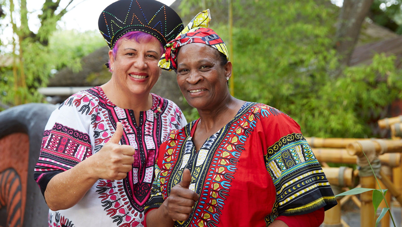 African Food Festival Europa-Park Köchin Anita Roux und Maggie Sekepane
