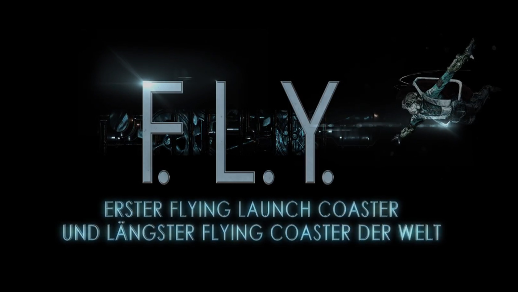 Phantasialand FLY Flying Coaster Achterbahn Ankündigung