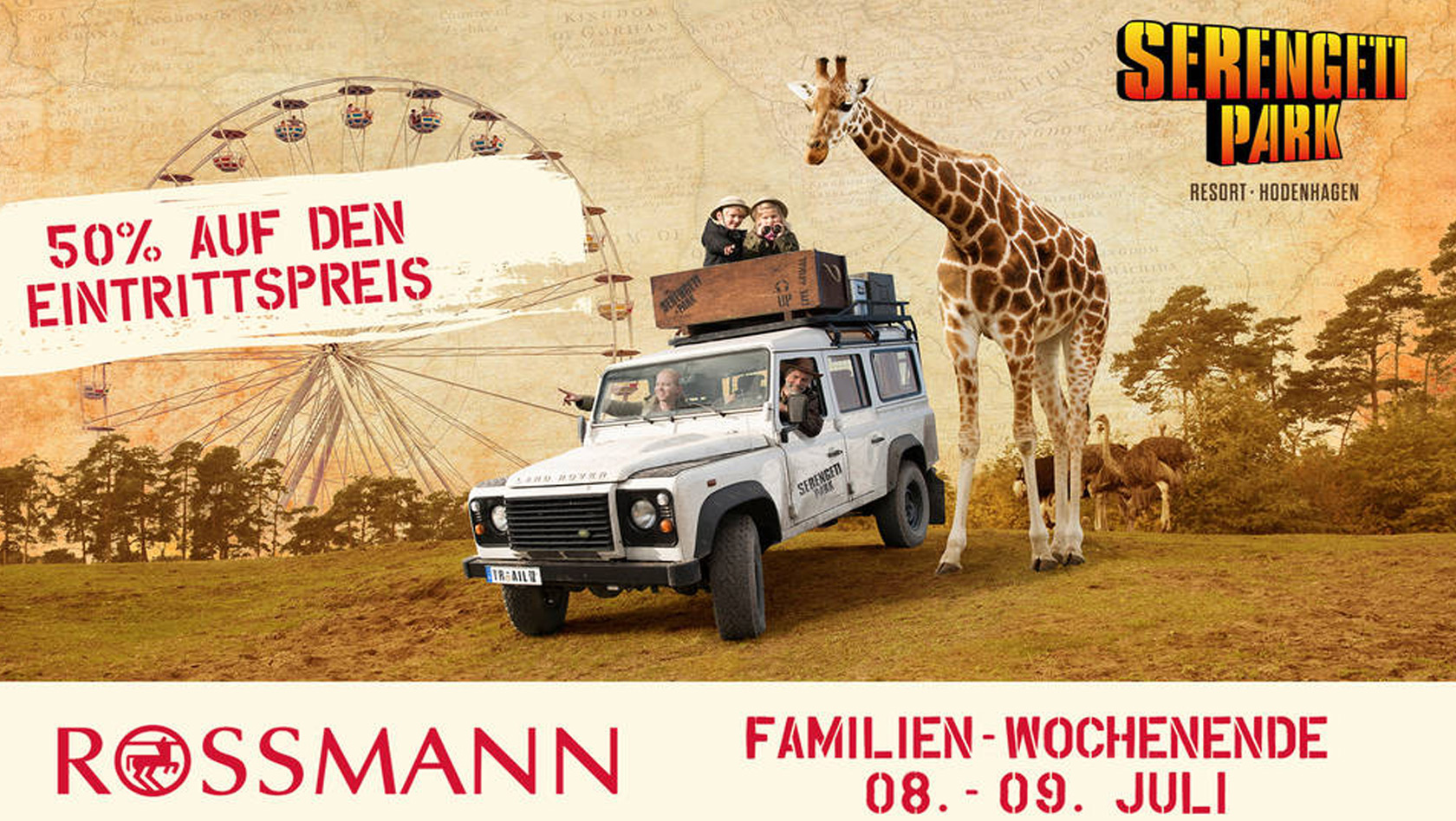 Serengeti-Park Rossmann Aktion Gutschein 2017