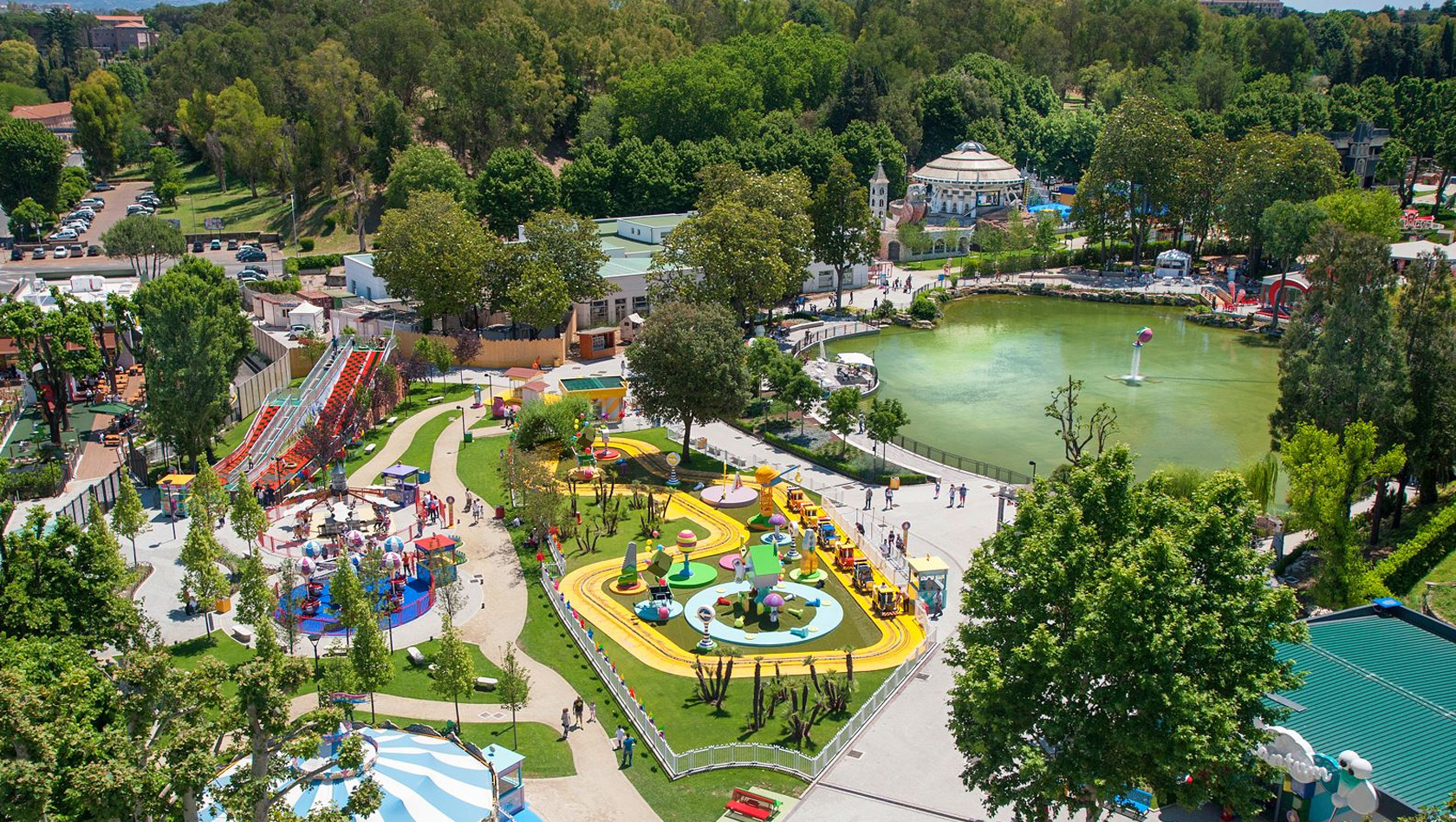 LunEur Park Freizeitpark Rom Luftaufnahme