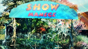 Schwaben-Park Halloween-Dekoration Show-Manege