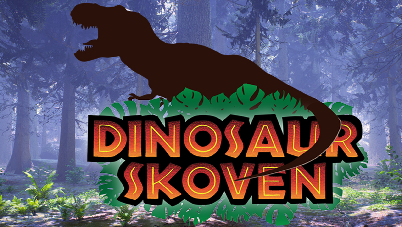 Knuthenborg Safaripark 2018 Dinosaurier-Bereich Artwork