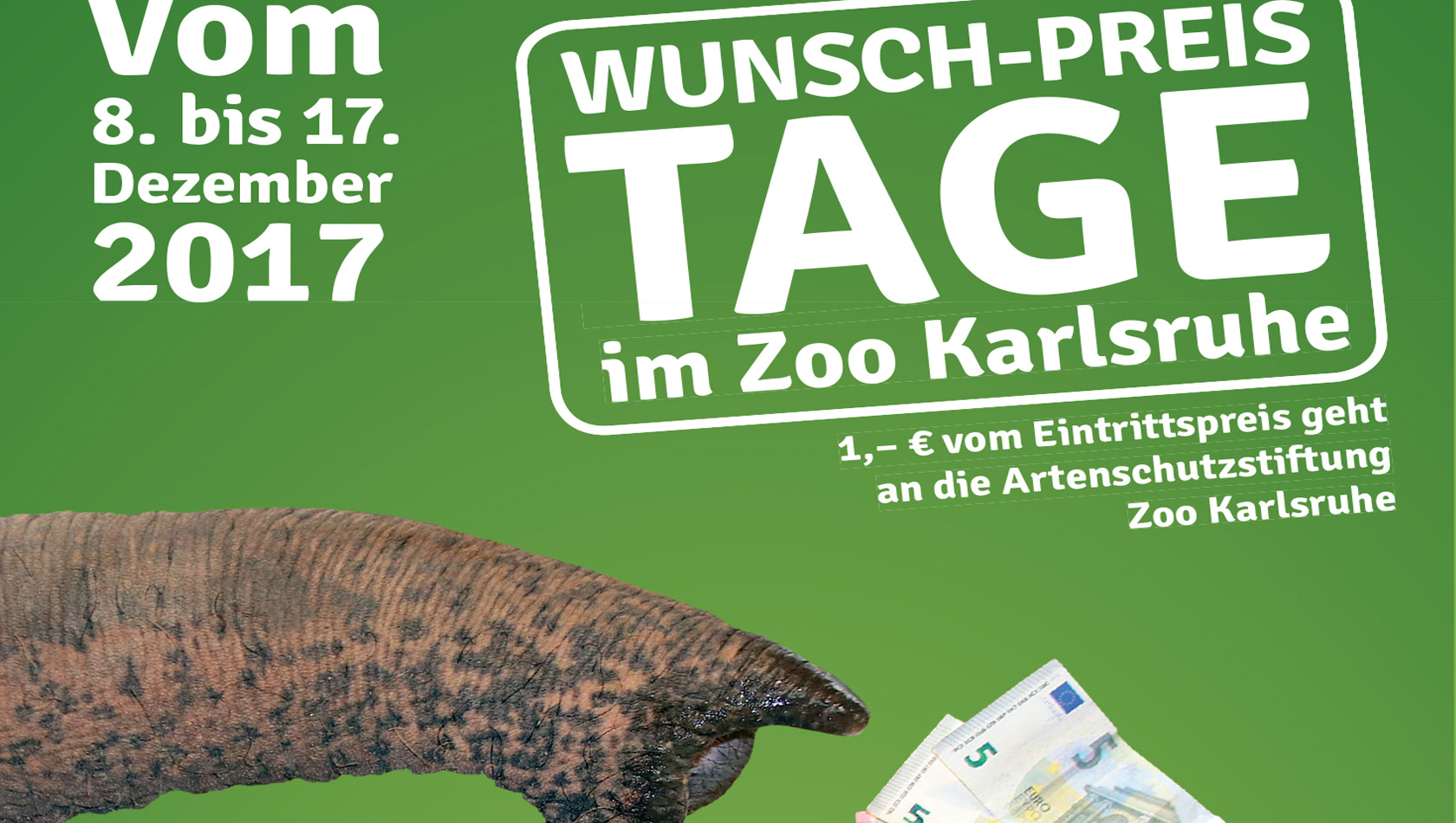 Wunsch-Preis-Tage 2017 im Zoo Karlsruhe