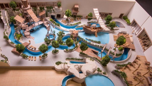 Bellewaerde Aquapark Modell