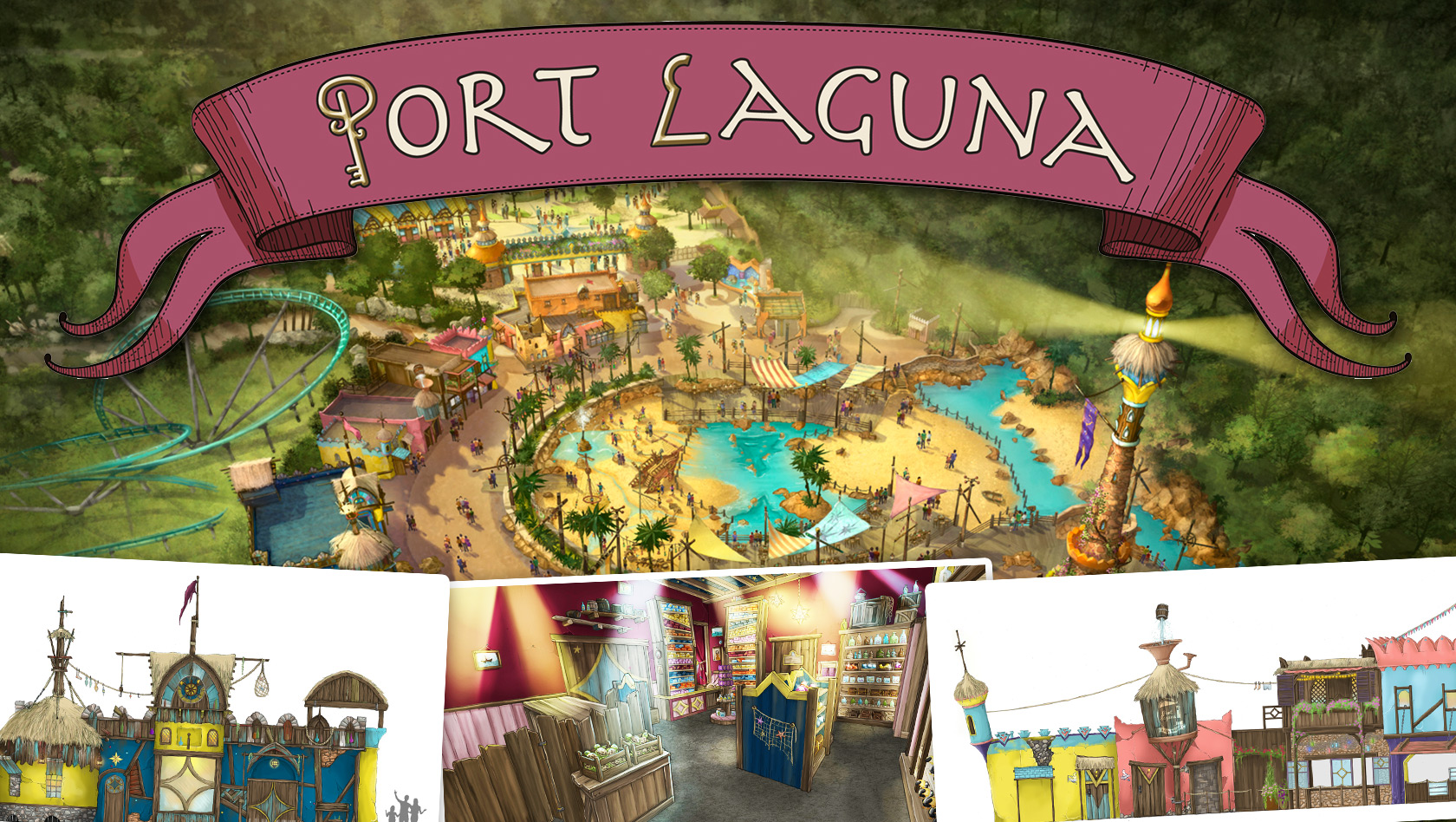 Port Laguna im Toverland 2018 (Collage)