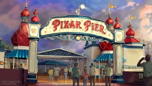 Pixar Pier EIngang Artwork